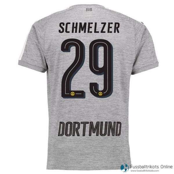 Borussia Dortmund Trikot Ausweich Schmelzer 2017-18 Fussballtrikots Günstig